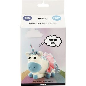 Modelling Kit Unicorn Baby Blue Clay