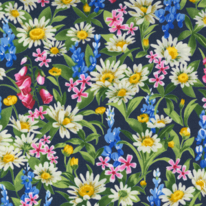Moda Wildflowers Indigo