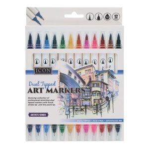 Dual Tip Art Markers 12 pk