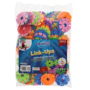 Link-Ups Interlocking Disc Game 135 pieces