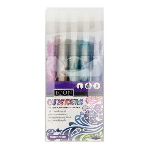 Outsiders Metallic Outline Markers