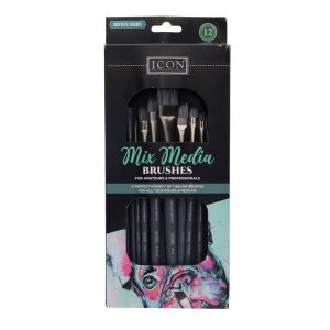 Mixed Media Brushes 12pk