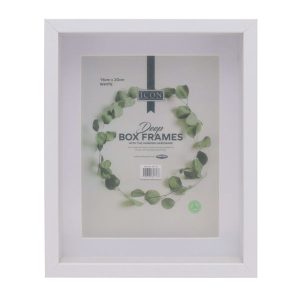 White Deep Box Frames 16 x 20cm