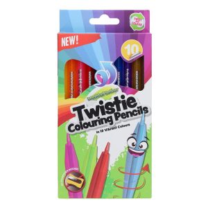 Washable Twistie Colouring Pencils 10 pk