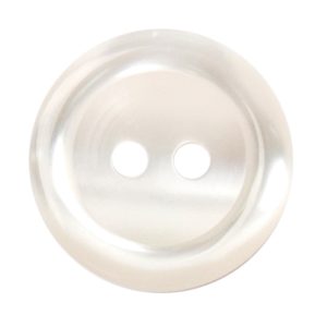 White Rimmed Buttons 20mm