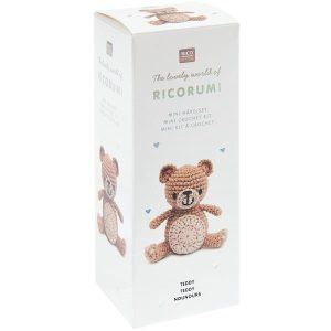 Rico Mini Crochet Kit Teddy