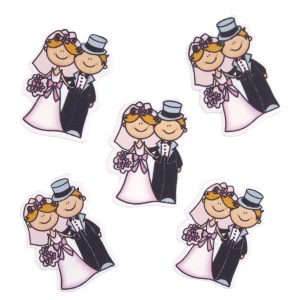 Embellishments Wedding Couple Pack of 5