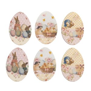 Embellishments Easter Eggs Pack of 6