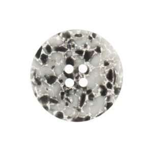 Recycled Black and White Buttons 18mm.