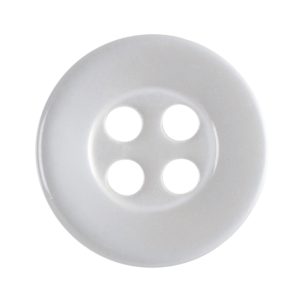 White Buttons 11.25mm Pk 13