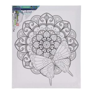 Canvas - Butterfly 250mm x 300mm