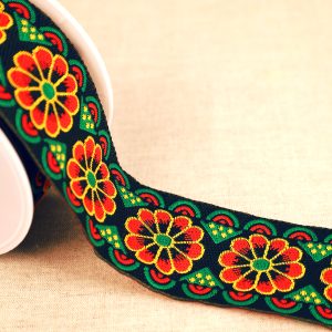 50mm Jacquard Trim Multi