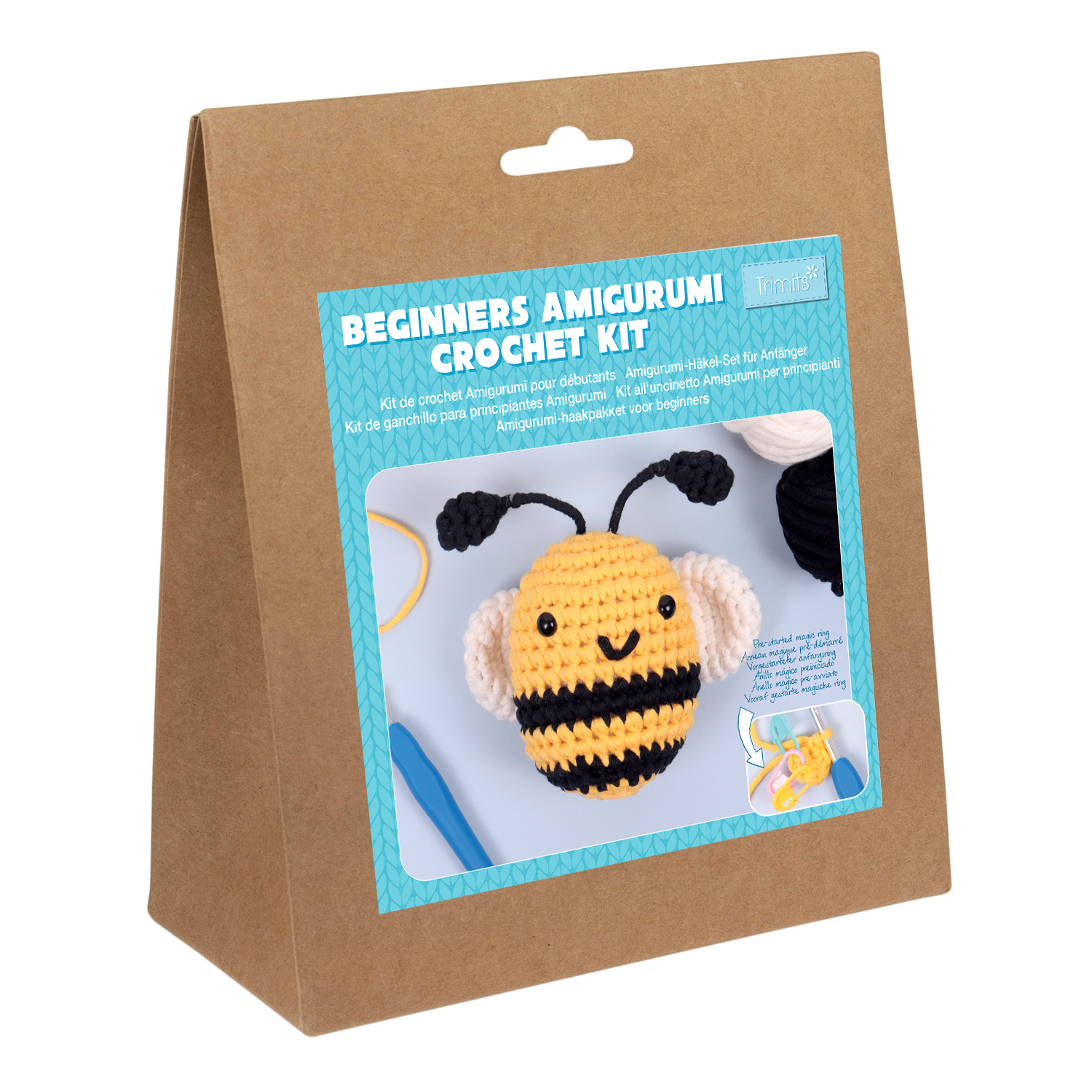 Beginners Amigurumi Crochet Kit Bee