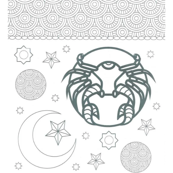 Adult Colouring Book Zodiac And Astrology