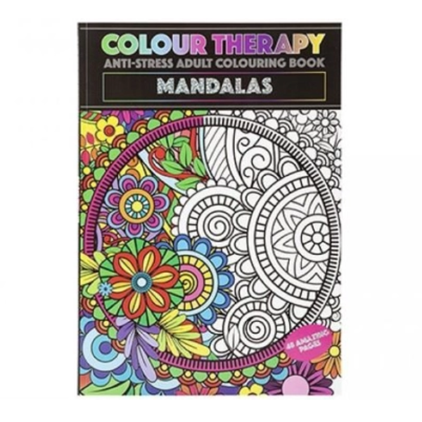 Adult Colouring Book Colour Therapy Mandalas