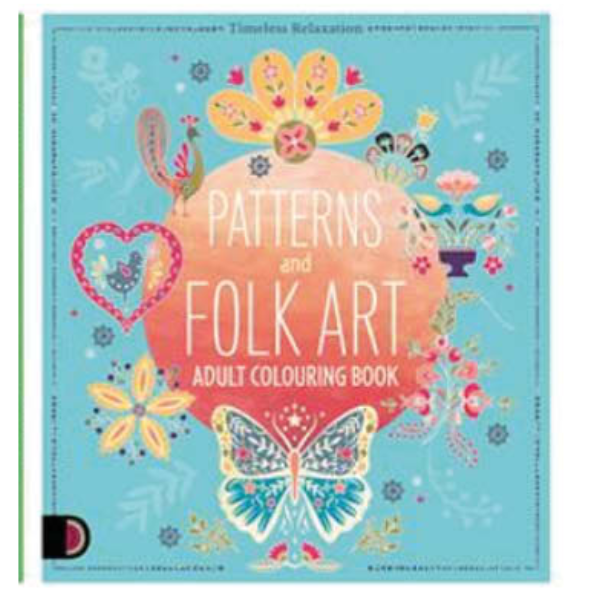 Adult Colouring Book Patterns And Folk Art