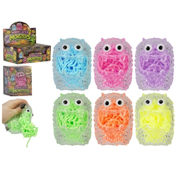 Squishy Worm Eater Monsters 1 Pce
