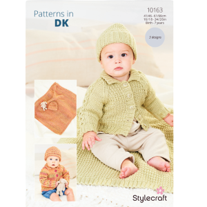 Stylecraft Soft Baby Easy Stripe Pattern (10163)