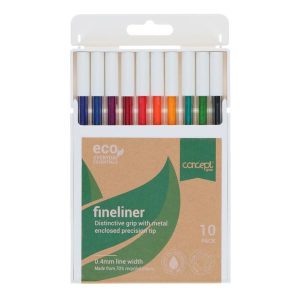 Eco Fineliners 10pk .4mm