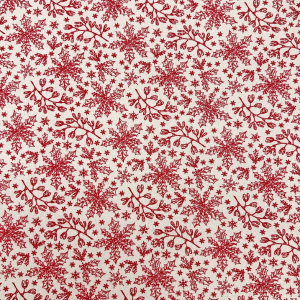 John Louden Fabric Holly Sprigs Natural