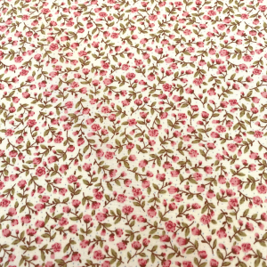 Poplin Fabric Rose and Hubble Pink