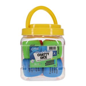 Play and Learn Chatty Dice 8pces