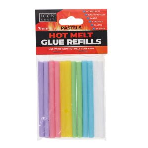 Icon 7mm Glue Sticks Pastels 12pk