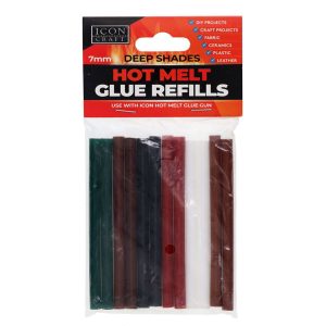 Icon 7mm Glue Sticks Deep Shades 12pk